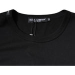 Dolce & Gabbana Blue Crown Crew Neck Short Sleeves T-shirt