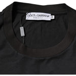 Dolce & Gabbana Black Logo Crew Neck Short Sleeves T-shirt