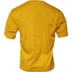 Dolce & Gabbana Dark Yellow Logo Crew Neck Short Sleeves T-shirt