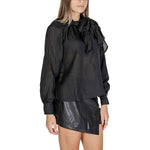Jacqueline De Yong Black Polyester Blouse