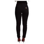 Dolce & Gabbana Black Cotton Stretch Skinny Denim Jeans