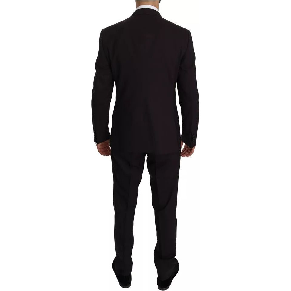 Dolce & Gabbana Purple MARTINI Wool Stretch 2 Piece Suit