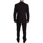 Dolce & Gabbana Purple MARTINI Wool Stretch 2 Piece Suit