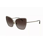 Dolce & Gabbana DG2212 Black Silver Oval Metal Frame Lace Logo Sunglasses GLA1035