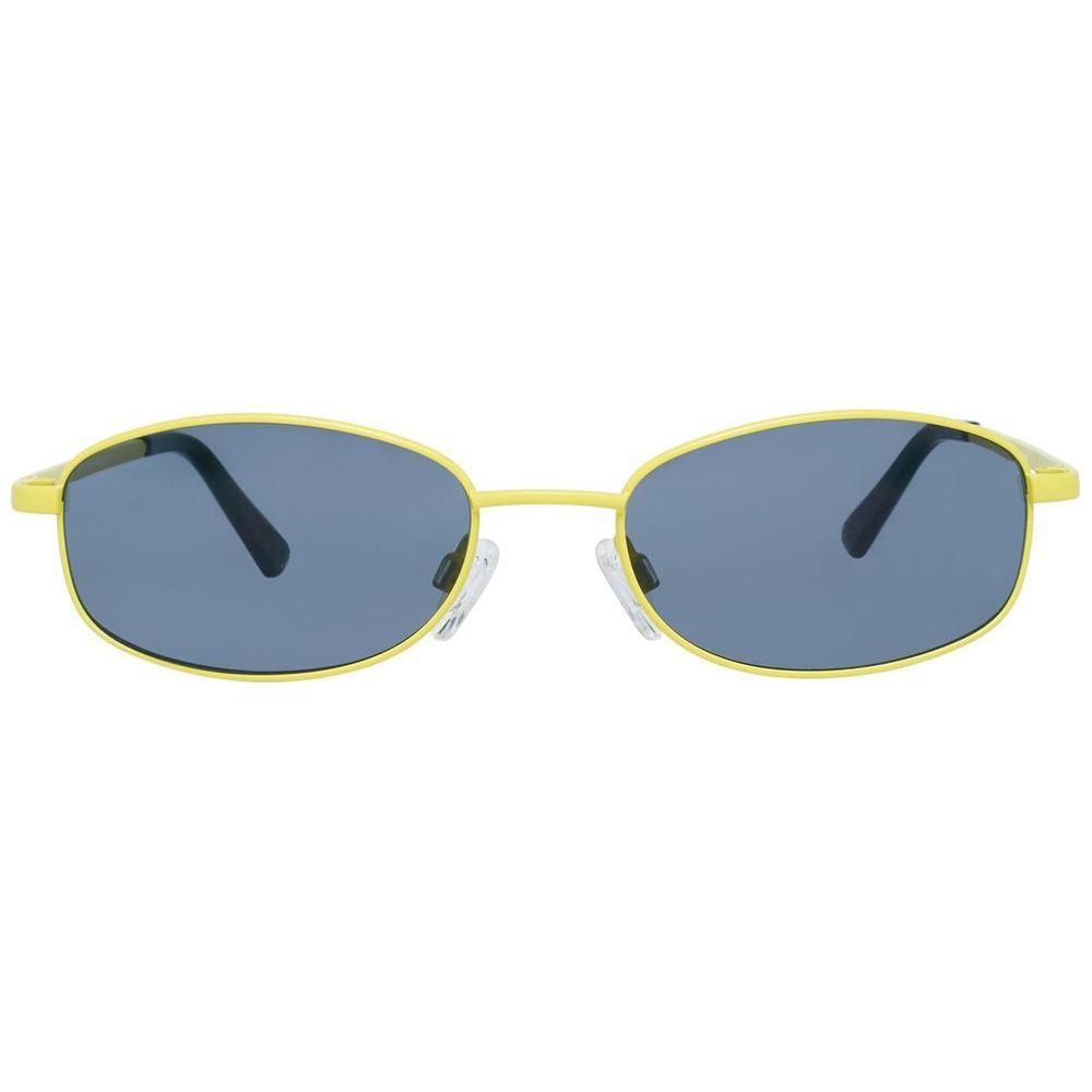 More & More Yellow Metal Sunglasses