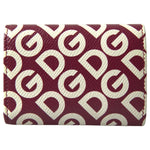 Dolce & Gabbana Multicolor DG Logo Mania French Flap Leather Wallet BAG1023