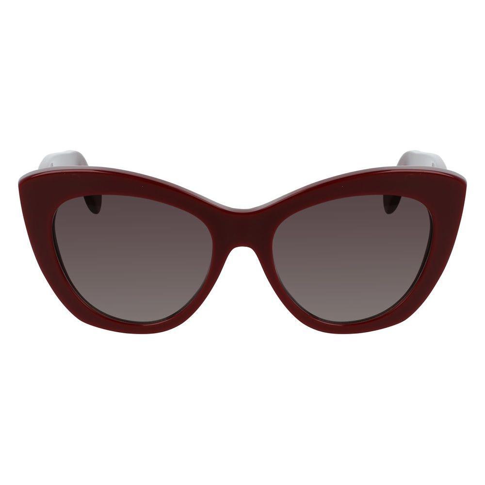 Salvatore Ferragamo Bordeaux Acetate Sunglasses
