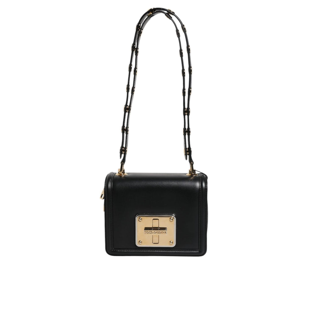 Dolce & Gabbana Black Joy Therapy Lola Studded Leather Crossbody Bag