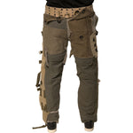 Dolce & Gabbana Multicolor Reconstructed Flight Cargo Pants PAN75671-48