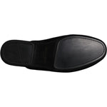 Dolce & Gabbana Black Viscose Velvet Slides Flat Slipper Shoes MV6701-40