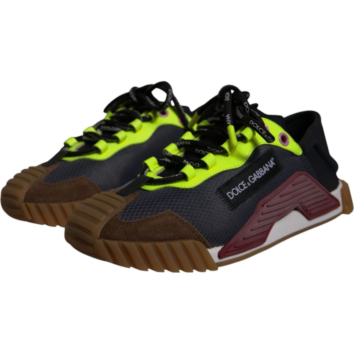Dolce & Gabbana Multicolor Nylon Low Top NS1 Sneakers Shoes