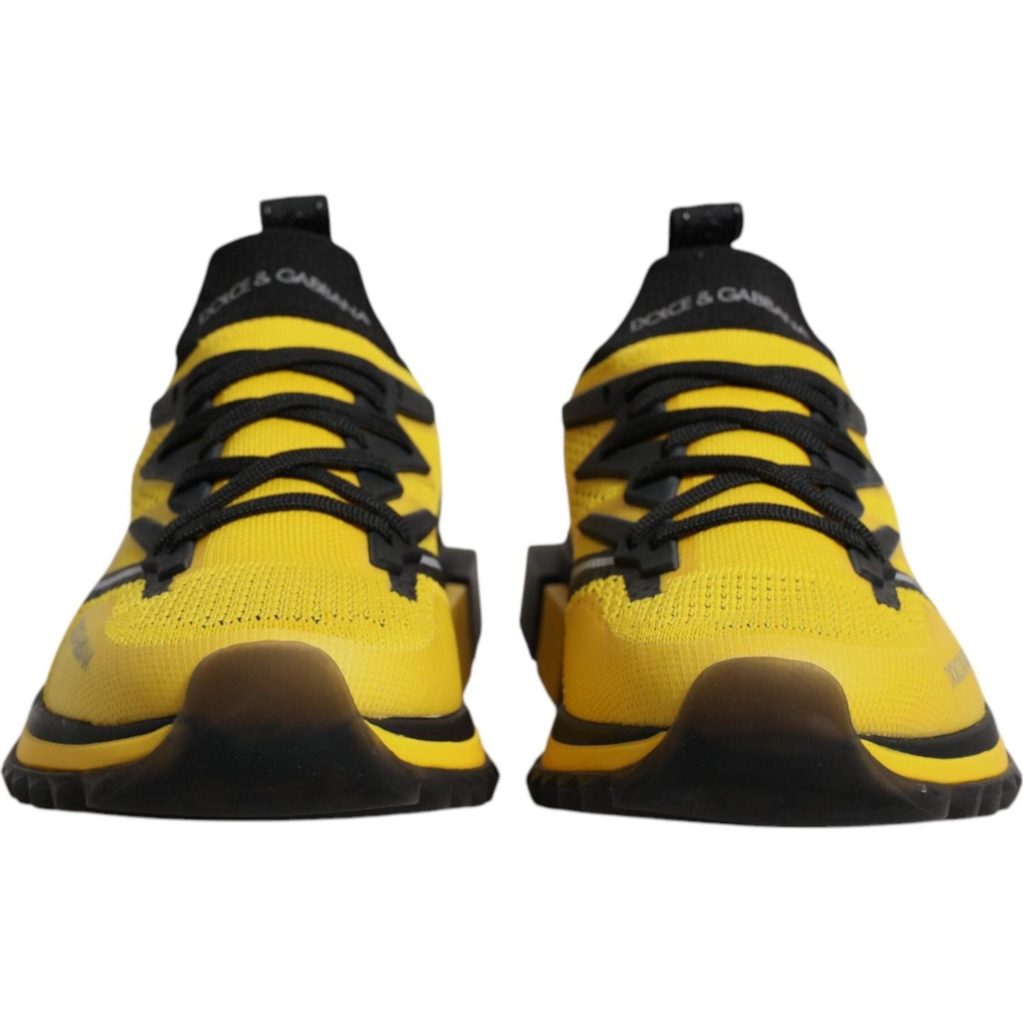 Dolce & Gabbana Yellow SORRENTO Sport Stretch Sneakers Shoes