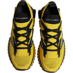 Dolce & Gabbana Yellow SORRENTO Sport Stretch Sneakers Shoes