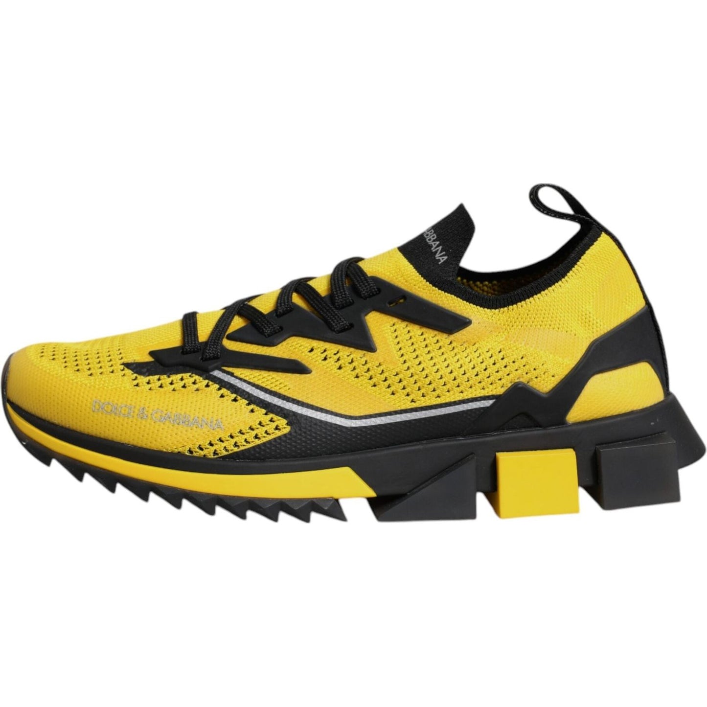 Dolce & Gabbana Yellow SORRENTO Sport Stretch Sneakers Shoes