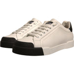 Dolce & Gabbana White Leather Logo Portofino Sneakers Shoes MV6913-40