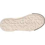 Dolce & Gabbana White Leather Logo Portofino Sneakers Shoes MV6913-40