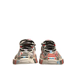 Dolce & Gabbana Multicolor Suede Fabric NS1 Sneakers Shoes LA12429-37