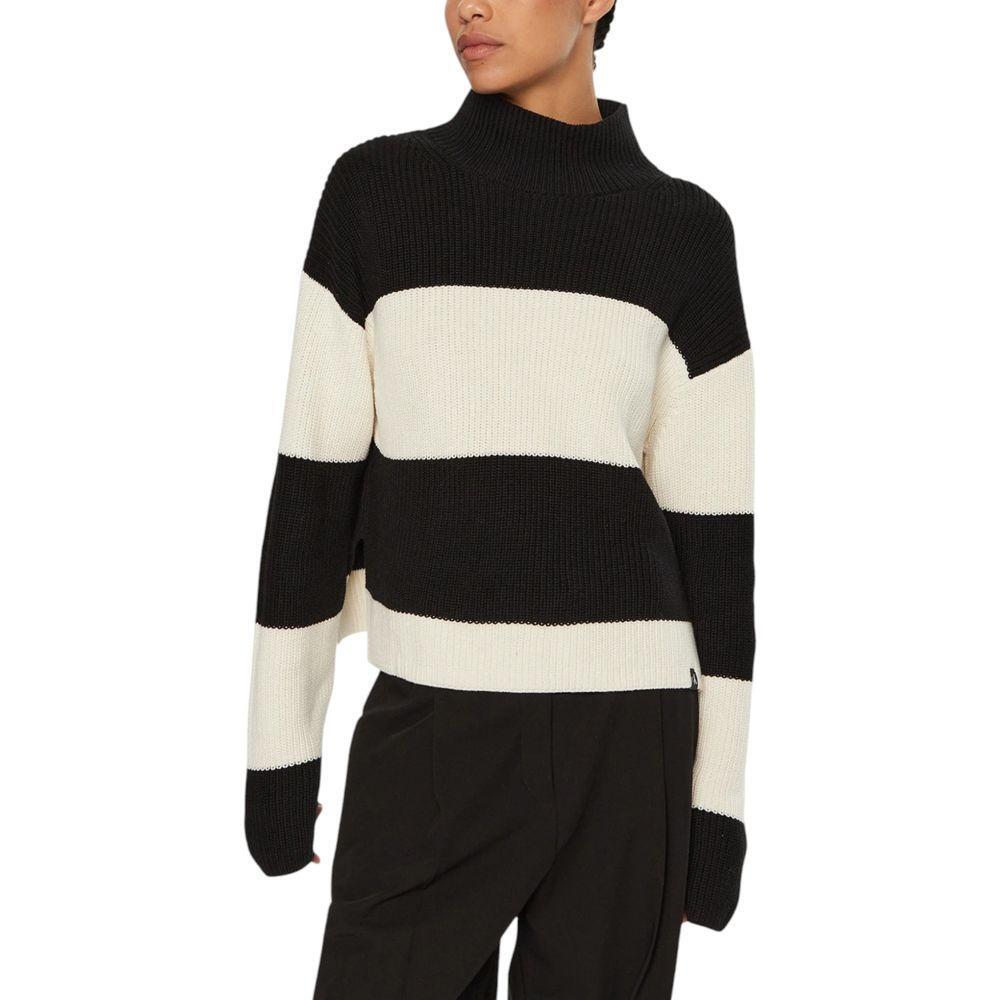 Calvin Klein Jeans Black And White Cotton Sweater CA-16505802438-IT42|M