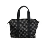 Dolce & Gabbana Black PolkaDot Nylon Shoulder Baby Tote Diaper Bag