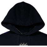 Dolce & Gabbana Blue Crown Cotton Hooded Sweatshirt Sweater