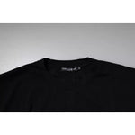 Dolce & Gabbana Black Amore Leopard Cotton Crew Neck T-shirt
