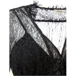 Lardini Elegant Black Nylon Dress LA-1155676-IT40|S