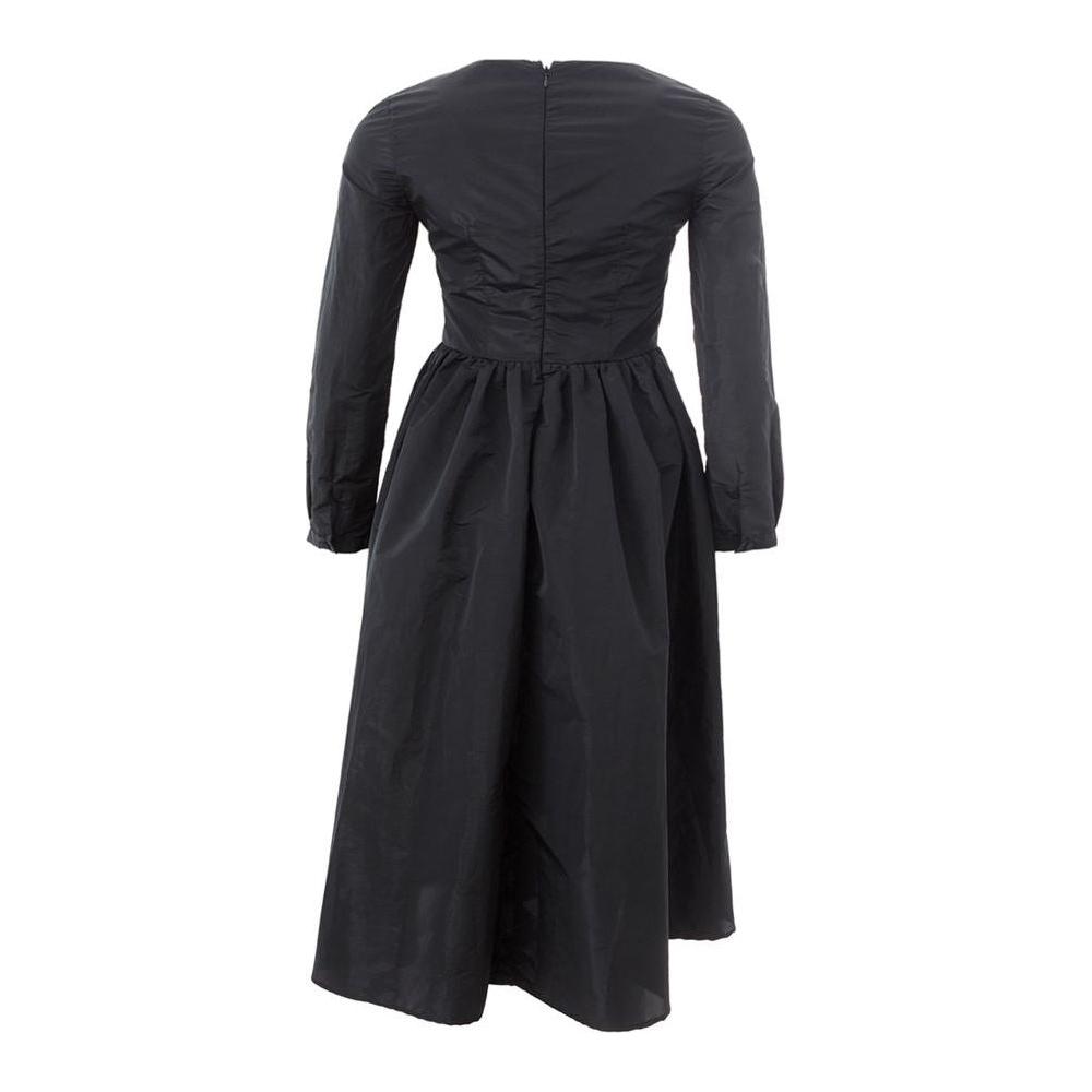 Lardini Elegant Black Polyester Dress LA-1153676-IT40|S