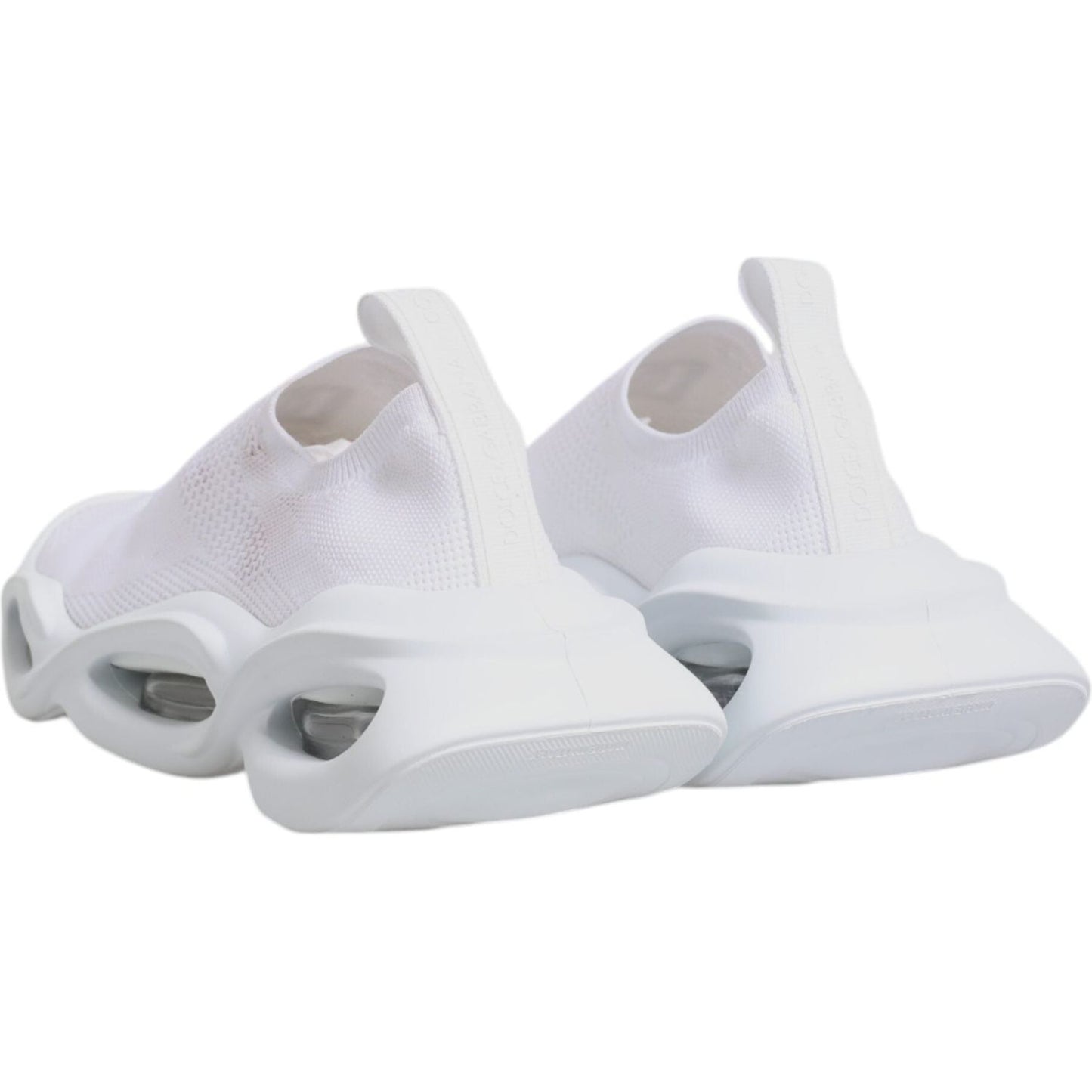Dolce & Gabbana White Slip On Wave Low Top Sneakers Shoes LA12442-35