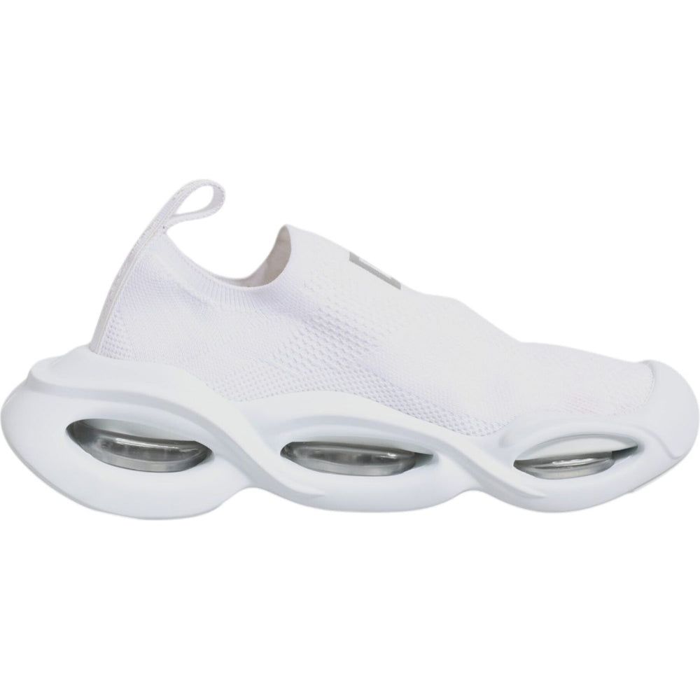 Dolce & Gabbana White Slip On Wave Low Top Sneakers Shoes LA12442-35