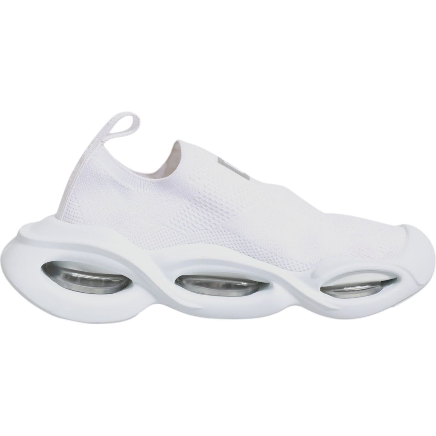 Dolce & Gabbana White Slip On Wave Low Top Sneakers Shoes LA12442-35