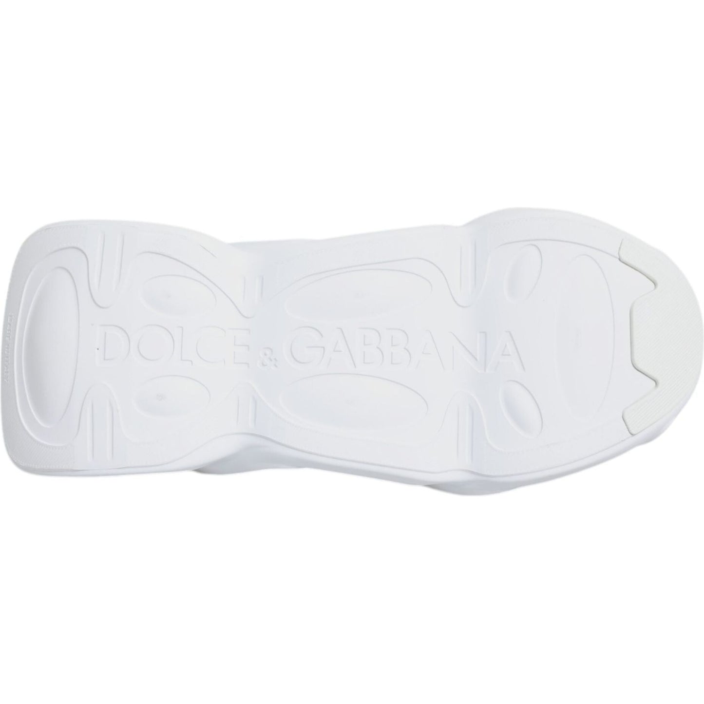 Dolce & Gabbana White Slip On Wave Low Top Sneakers Shoes LA12442-35