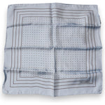 Dolce & Gabbana Sky Blue Polka Dots Square Handkerchief Scarf MS7321