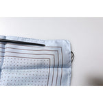 Dolce & Gabbana Sky Blue Polka Dots Square Handkerchief Scarf MS7321