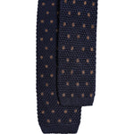 Dolce & Gabbana Blue Polka Dot Silk Adjustable Necktie Tie KRA3477