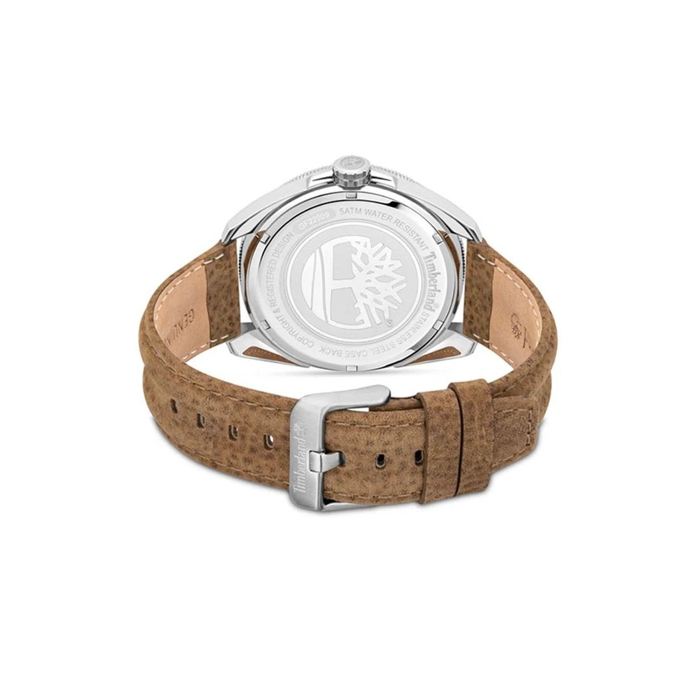 Timberland Brown Leather Bracelet Watch