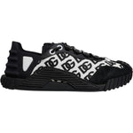 Dolce & Gabbana Black Logo Lace Up Low Top NS1 Sneakers Shoes MV7192-41