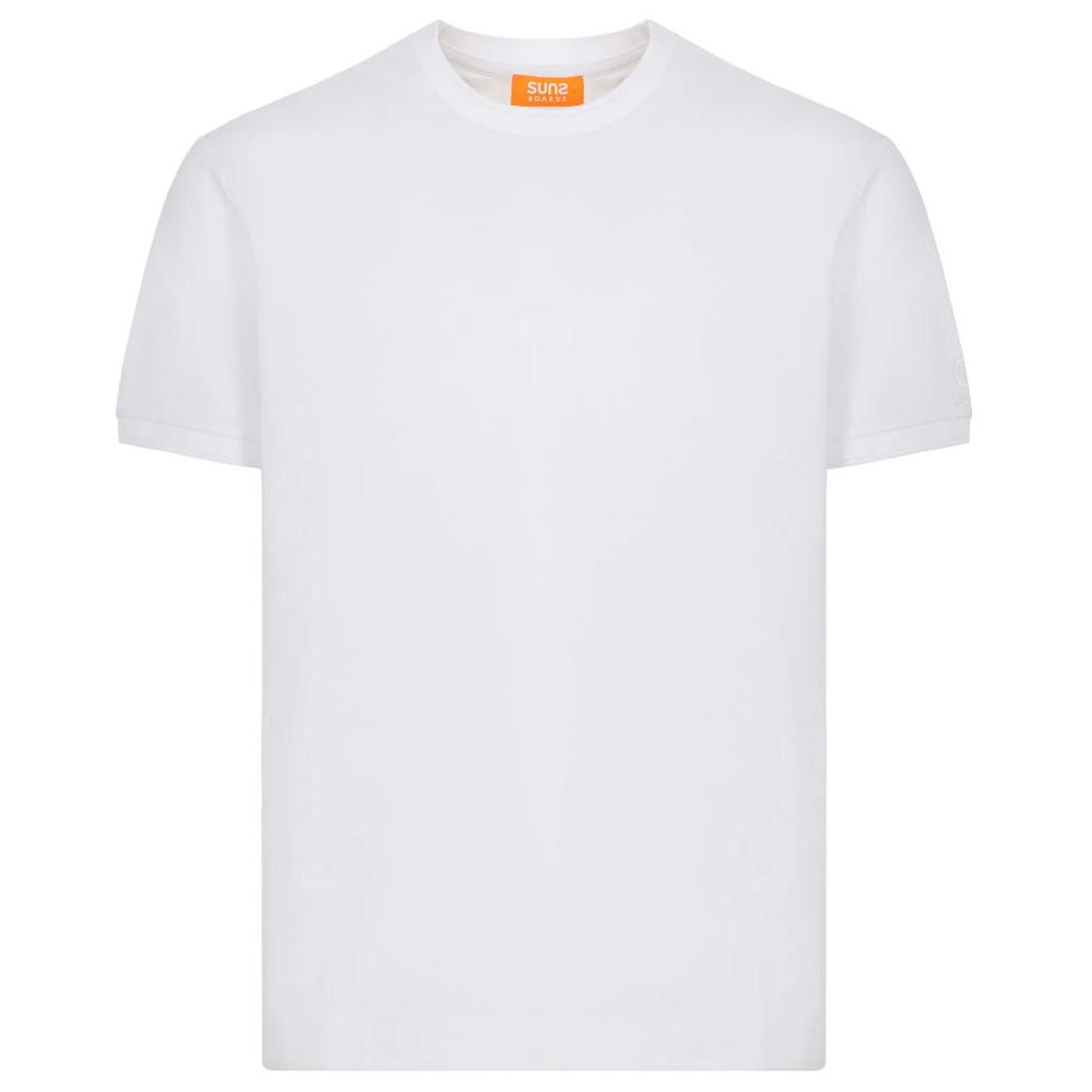 Suns White Cotton T-Shirt SU-15069-XXL