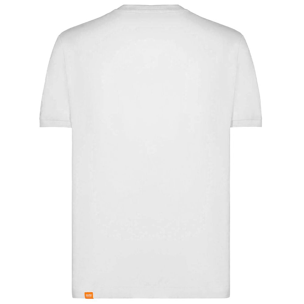Suns White Cotton T-Shirt SU-15069-XXL