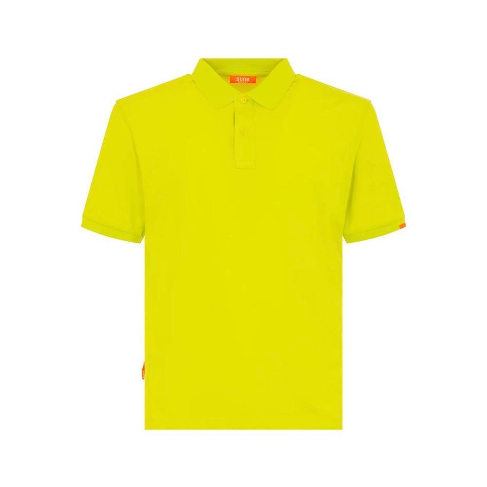 Suns Yellow Cotton Polo Shirt