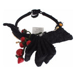 Dolce & Gabbana Diadem Headband Tiara Berry Fruit Crystal Bow Hair SIG19568