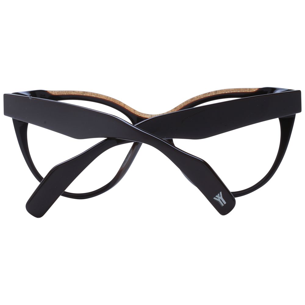 Yohji Yamamoto Brown Women Glasses Frame