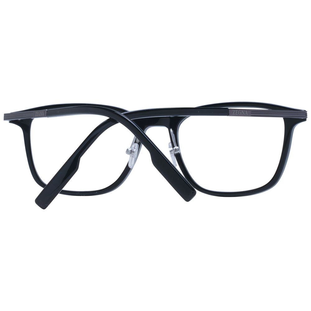 Ermenegildo Zegna Black Men Glasses Frame