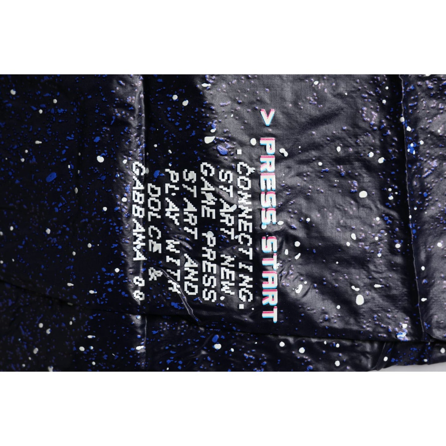 Dolce & Gabbana Dark Blue DG Game Print Cotton Jogger Pants PAN75199-48