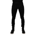 Dolce & Gabbana Black Cotton Jogger Men Sweatpants Pants PAN75200-48