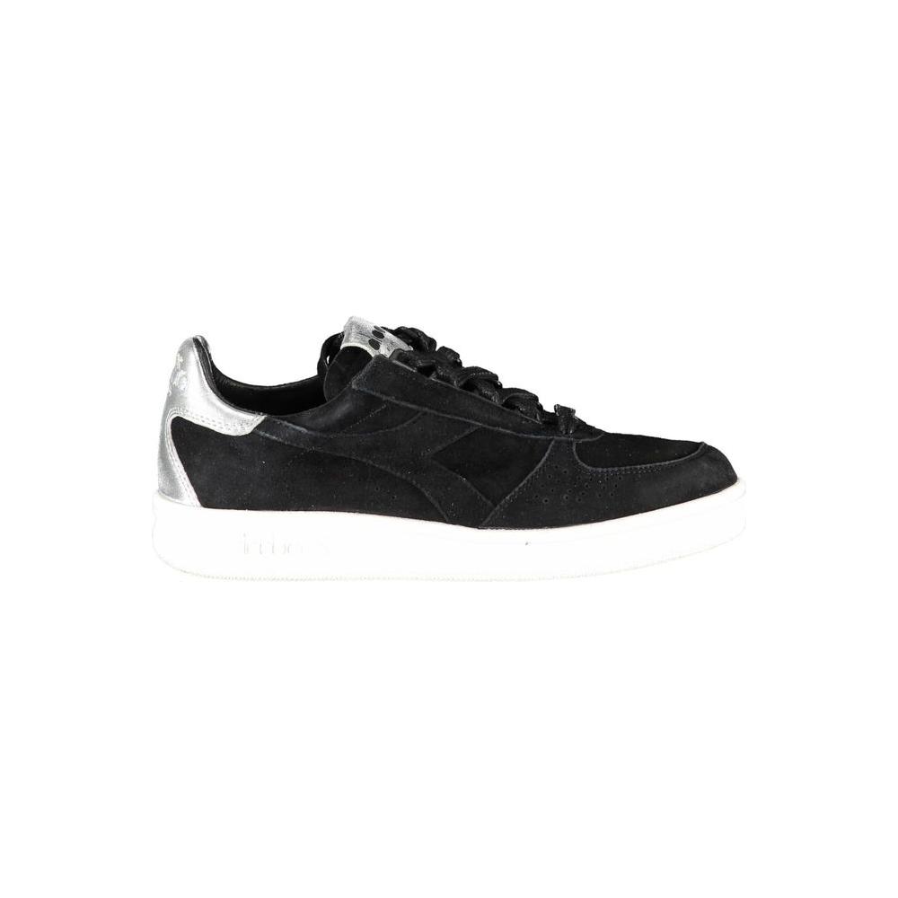Diadora Black Leather Women Sneaker DI-840-EU36.5/US6.5