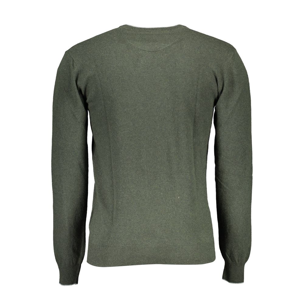 U.S. POLO ASSN. Green Wool Men Sweater US-3306-XL