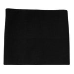 Dolce & Gabbana Black Cashmere Knitted Square Handkerchief Scarf MS7347