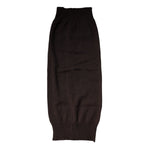 Dolce & Gabbana Brown Cashmere Knitted Neck Warmer Foulard Scarf MS7364