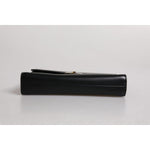 Dolce & Gabbana Black Leather Logo Plaque Document Briefcase Bag
