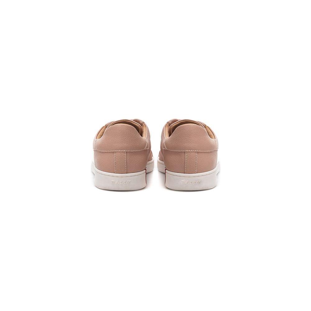 Bally Pink Leather Sneaker